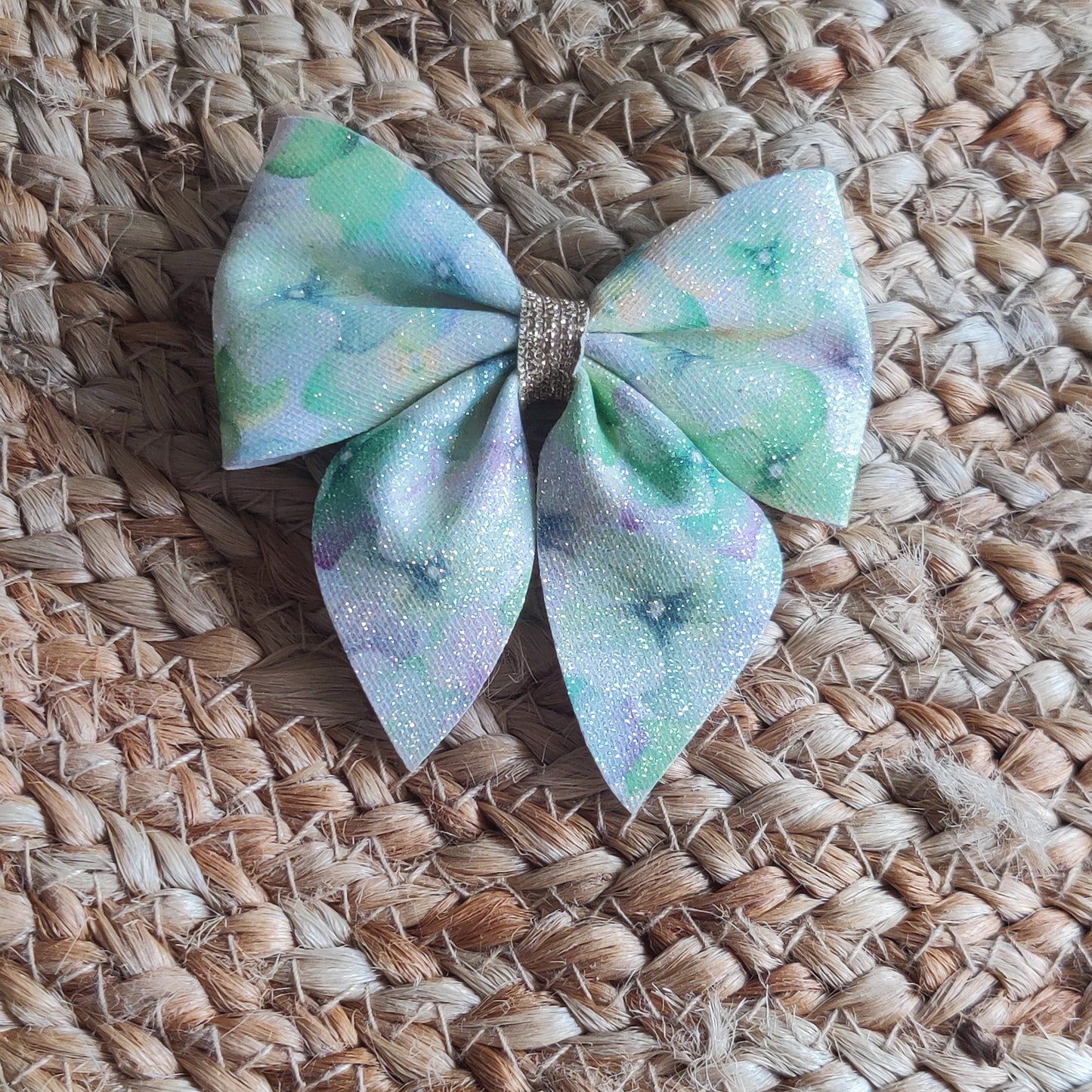 Greenflower Glitter Sailor bow