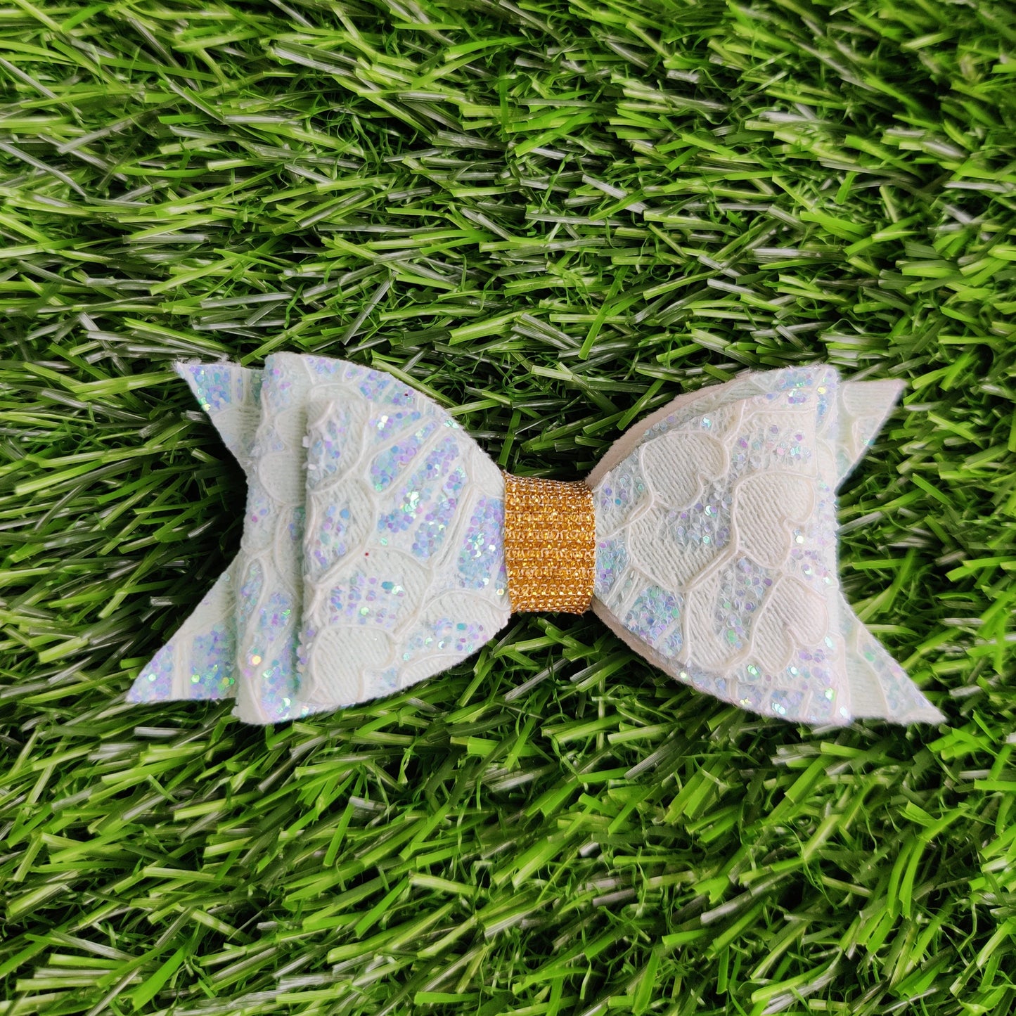 Skyblue Lace - Classic Bow
