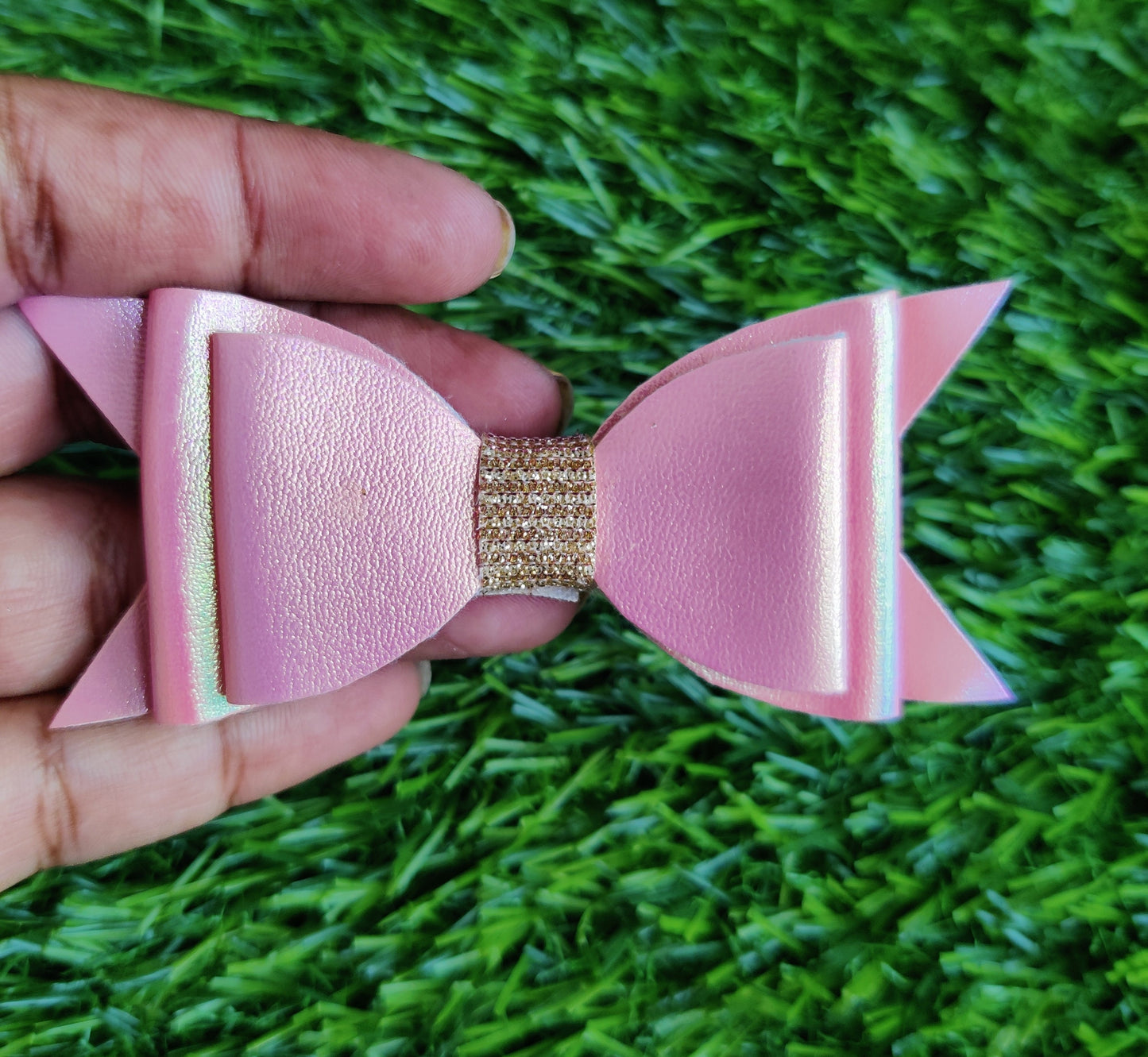 Pink Holographic - Classic Bows