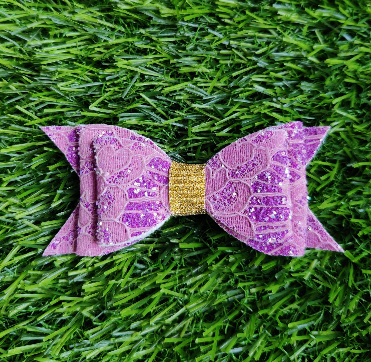 Purple Lace - Classic Bows