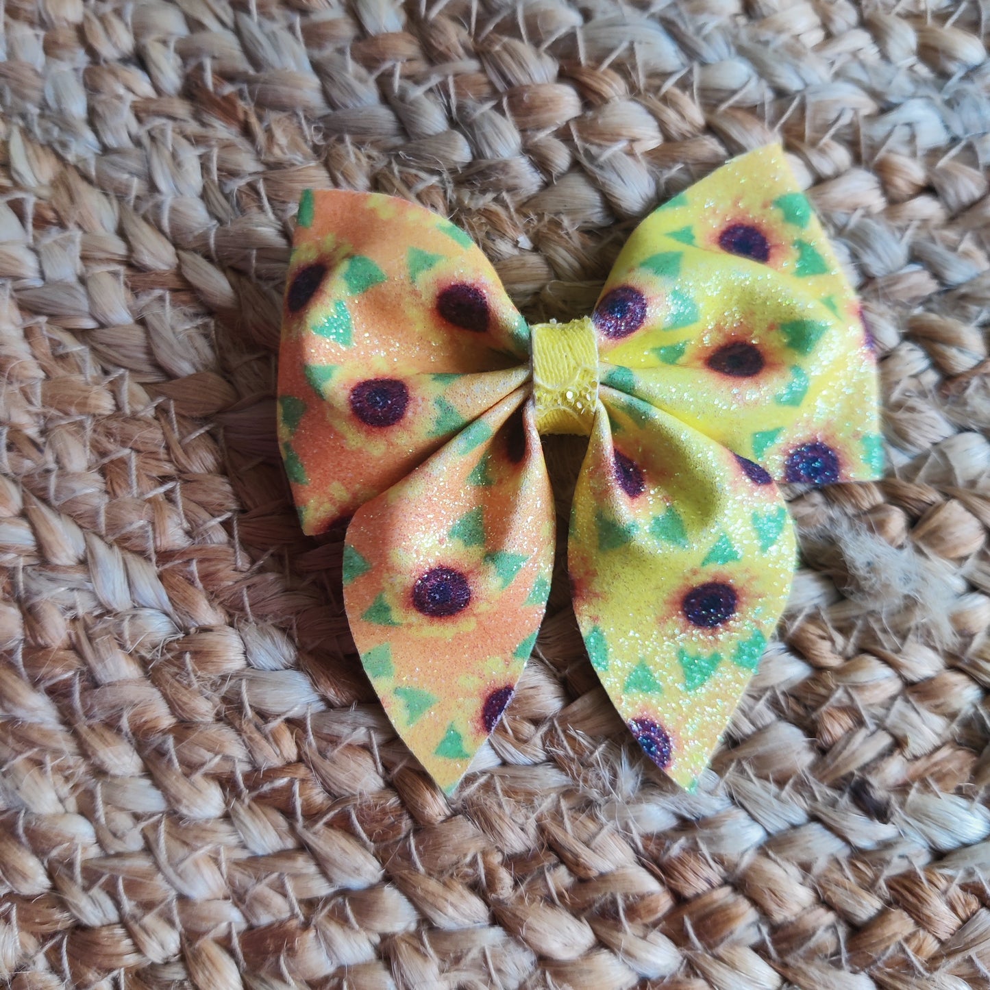 Sunflower Yellow Sailor Bow