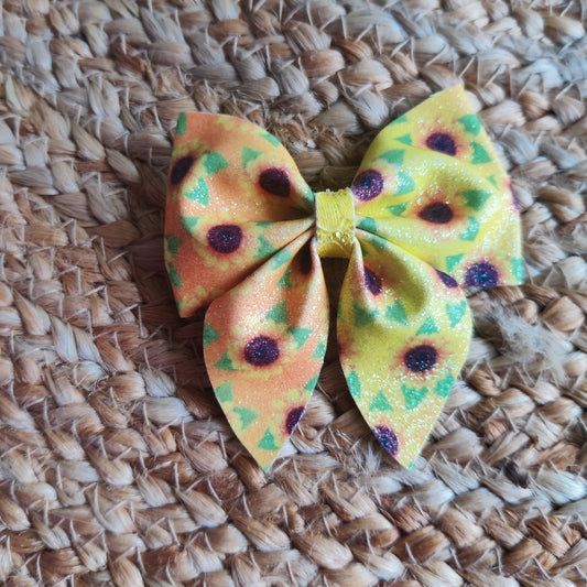 Sunflower Yellow Sailor Bow