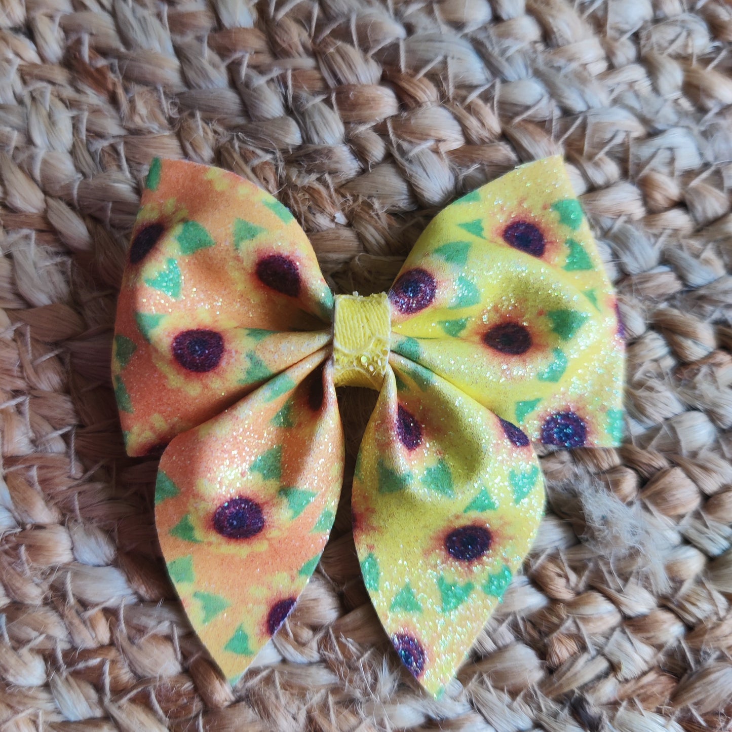 Sunflower Yellow Sailor Bow