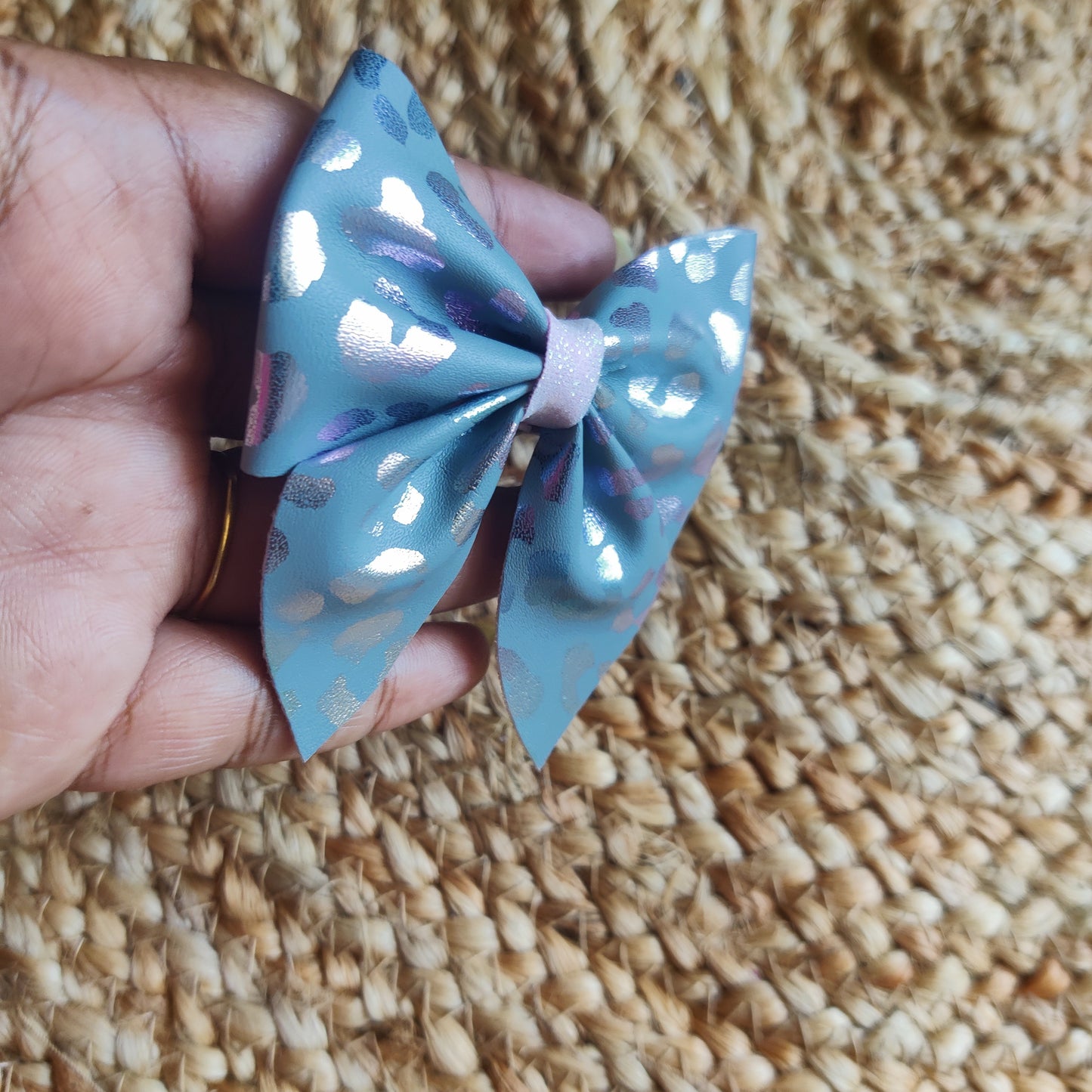 Grey Jaguar Sailor Bow