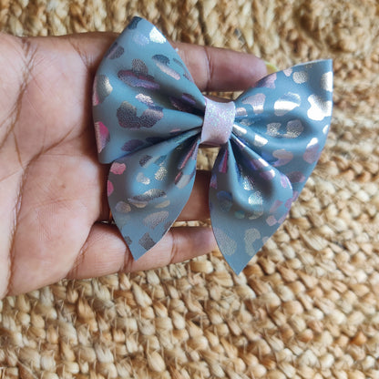 Grey Jaguar Sailor Bow