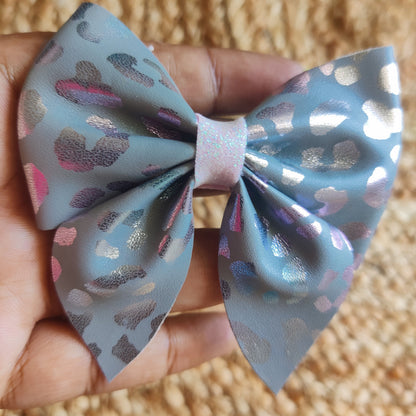Grey Jaguar Sailor Bow