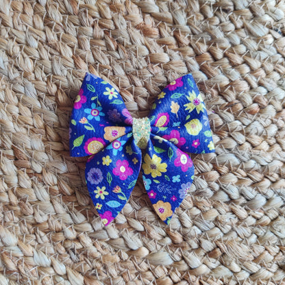 Bluey Flower Sailor Bow
