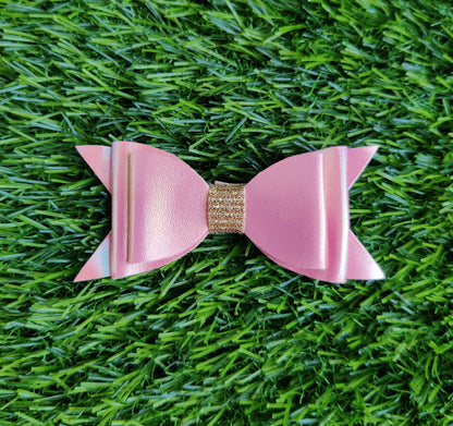 Pink Holographic - Classic Bows