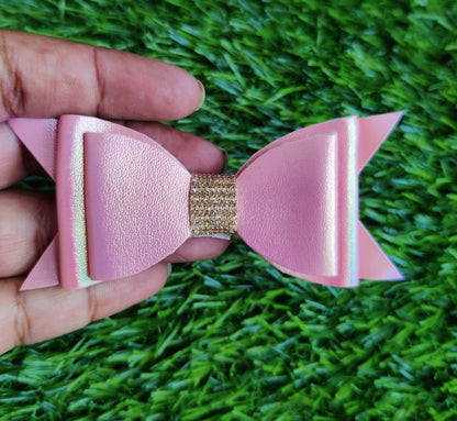 Pink Holographic - Classic Bows