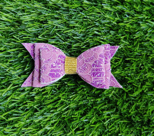 Purple Lace - Classic Bows