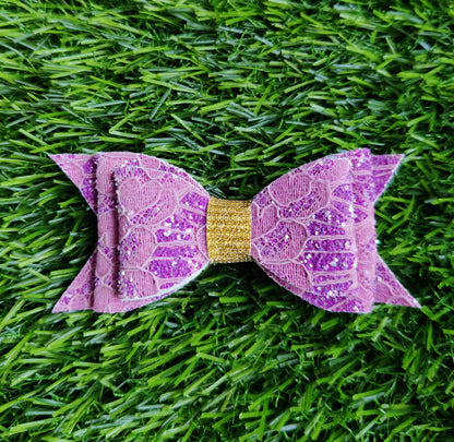Purple Lace - Classic Bows