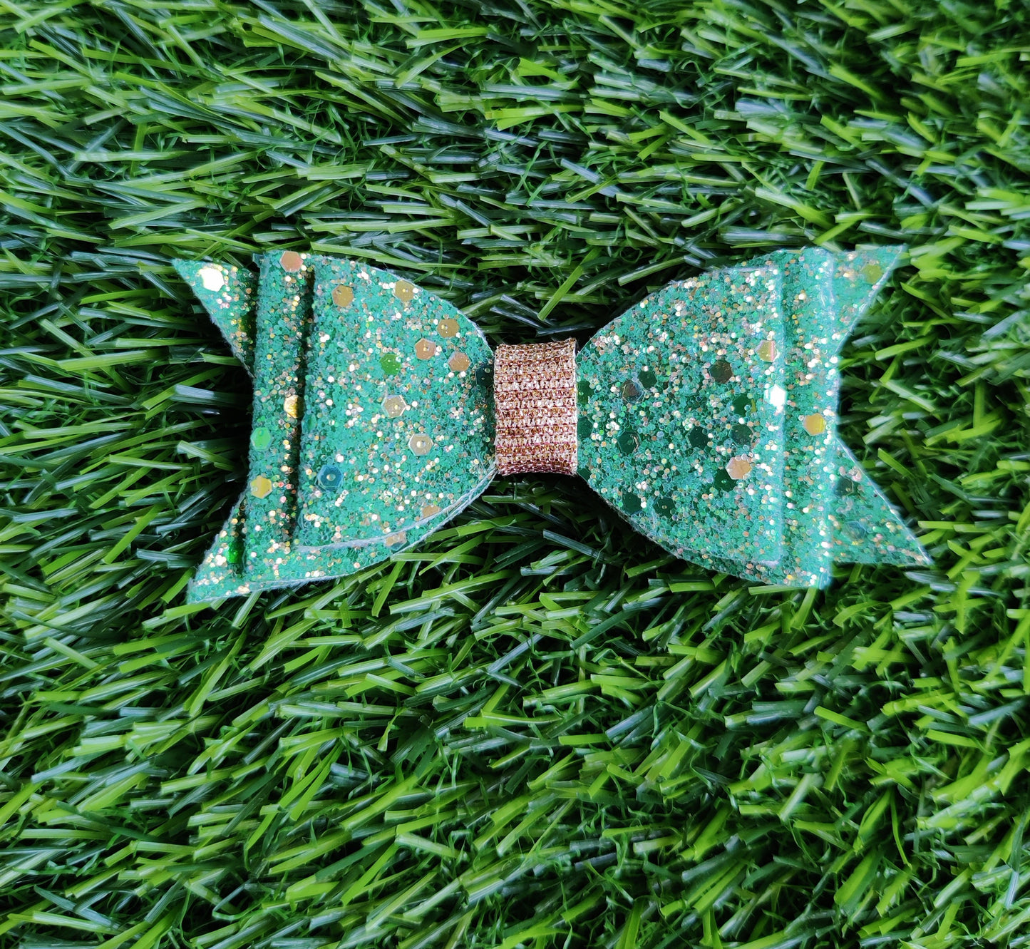 Green Chunky - Classic Bows