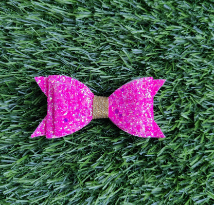 Dark Pink Chunky - Classic Bows