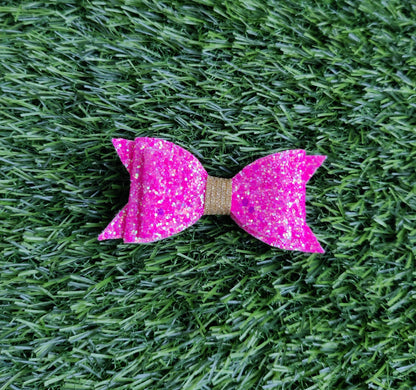 Dark Pink Chunky - Classic Bows