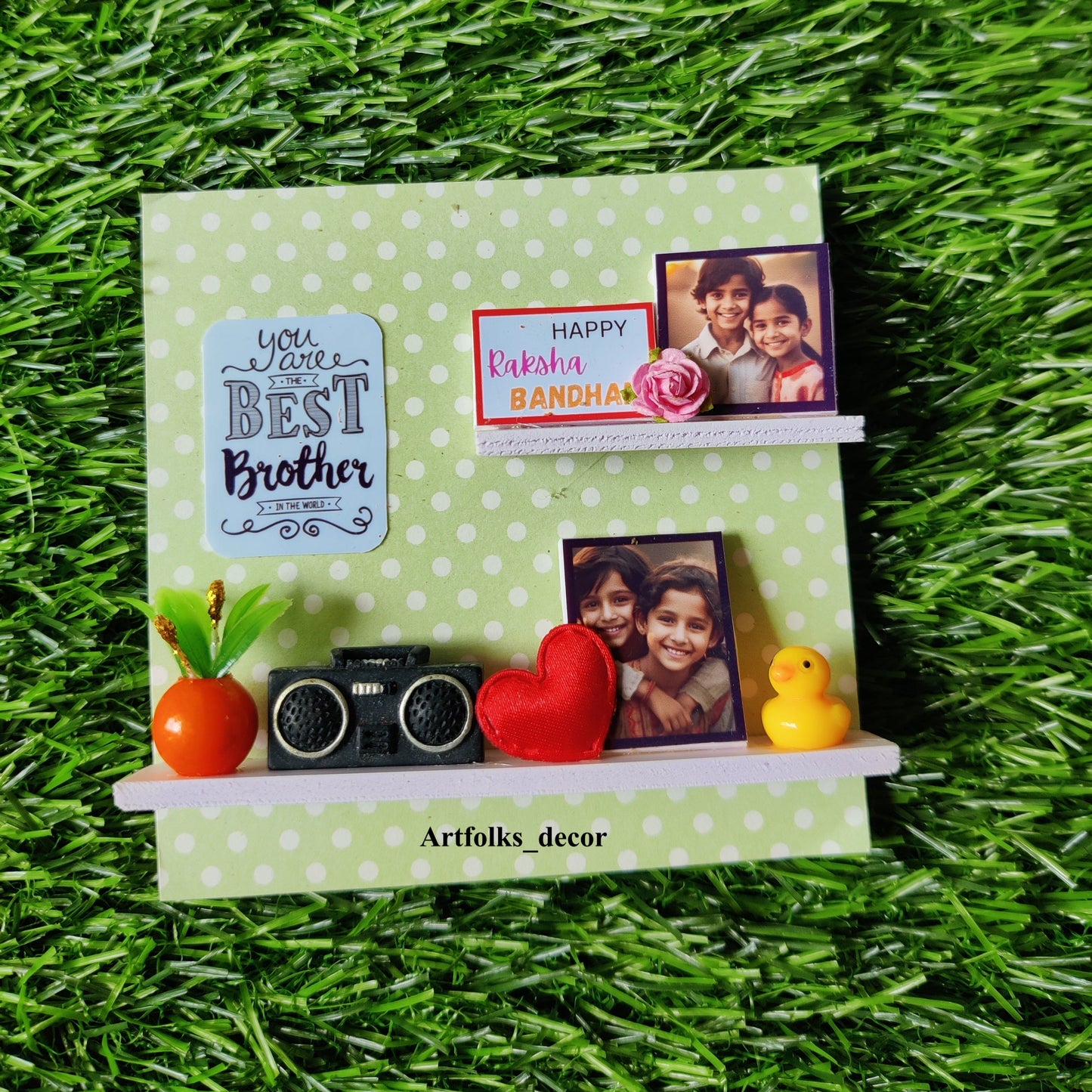 Customized Fridge Magnet (Bro/Sis) - Square