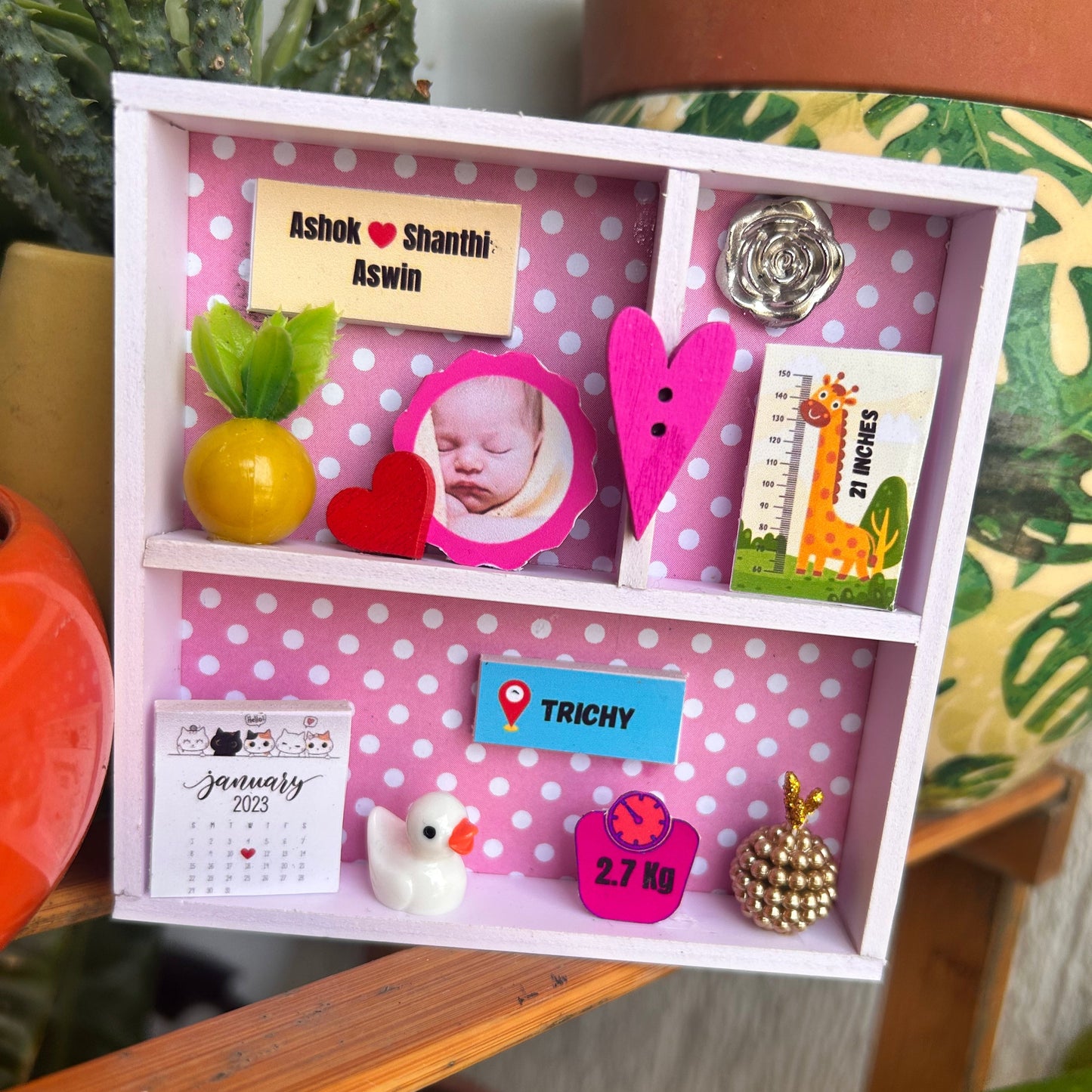 Customized Fridge Magnet (Baby) - Square