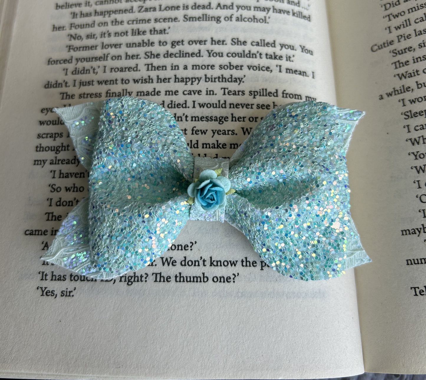 Blue Sea Angel Bows