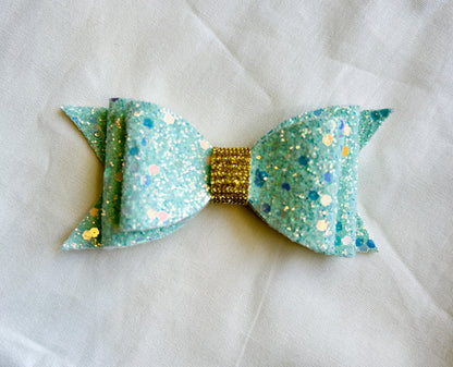 Blue Chunky - Classic Bows
