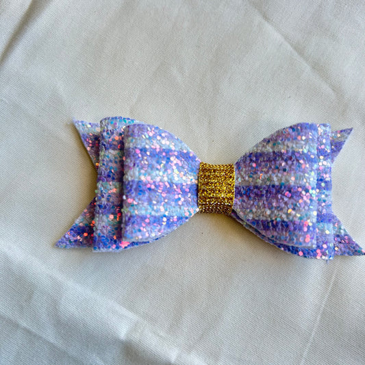 Lilac stripes - Classic Bows