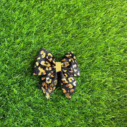 Black Leopard Sailor Bows