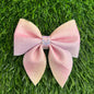 Purple Pink Glitter Sailor Bow