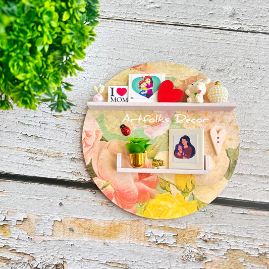 Customized Fridge Magnet - 6" Round (MOM love)